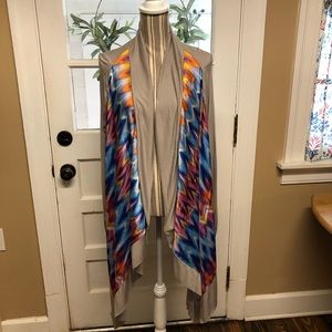 Vertigo electric beat open front cardigan